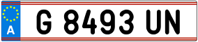 Truck License Plate